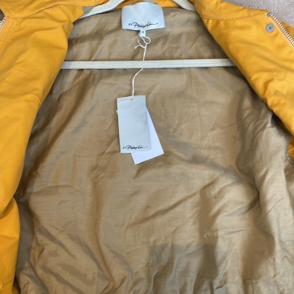 Phillip Lim 3.1 Trench Bomber marigold yellow jacket 8 NWT - Picture 5 of 8